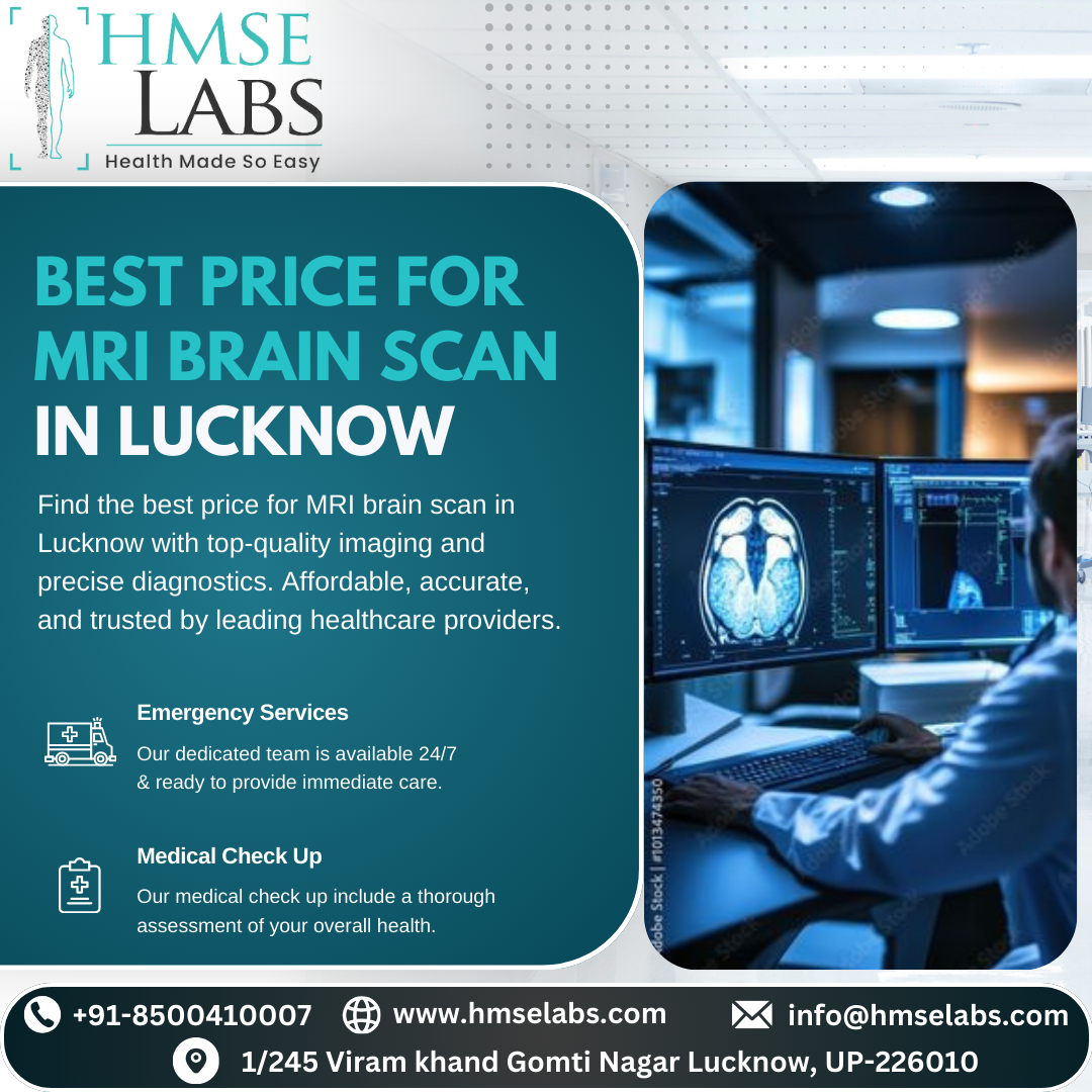 Best Price For Mri Brain Scan In Lucknow